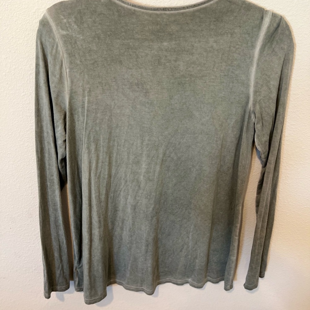 Soft Green Long Sleeve Top